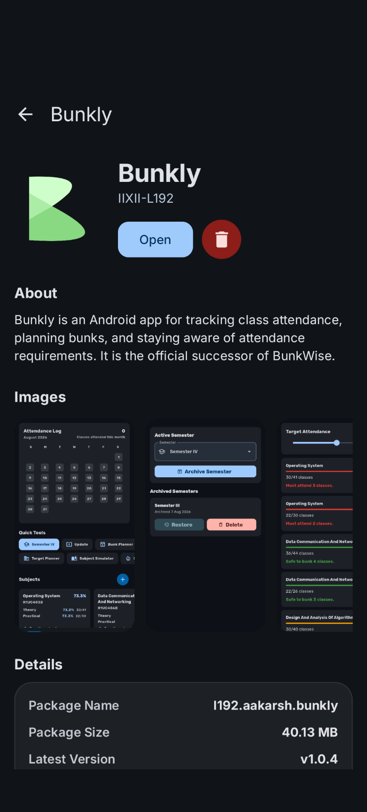 IIXII Store app detail preview